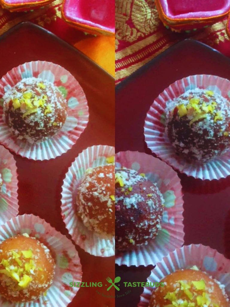 Stuffed Dry Jamun is a traditional Indian stuffed Doughnut. Made for Diwali or any major festival or celebration.