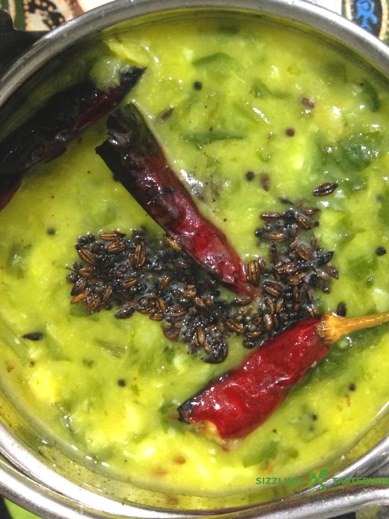 Lasooni Zucchini Dal is a Gluten Free and Vegan Zucchini Dal with Baby Spinach and Garlic . Served with steamed Rice / Roti