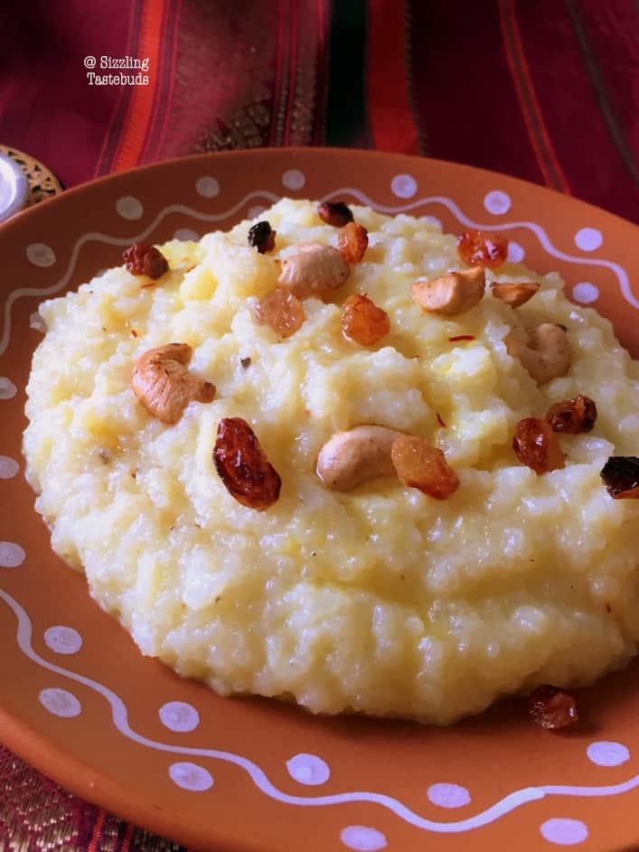 Kalkandu Pongal or Kalkandu Sadam is delicious naivedyam or prasadam made with rock candy, milk and rice. Offered to God on festival days and at temples